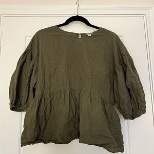 A New Day Olive Green Blouse